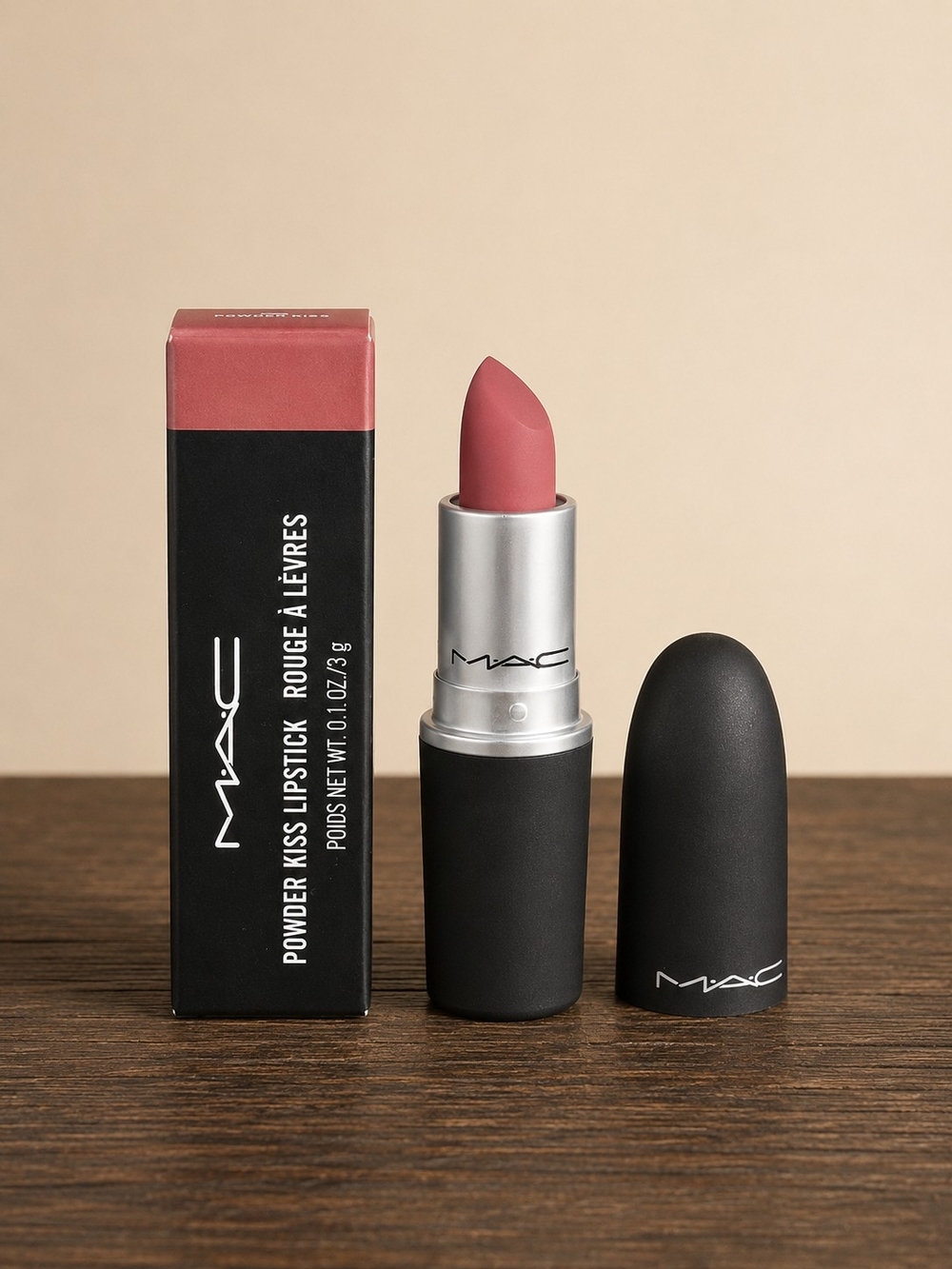 MAC Cosmetics Powder Kiss Lipstick - Dusty Rose Pink